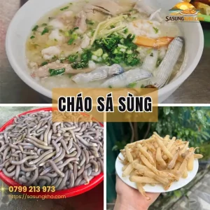 Cháo sá sùng: Cách nấu ngon không tanh, không sạn cát
