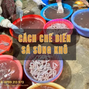 Cách chế biến sá sùng khô: Nướng, chiên, xào, nấu cháo