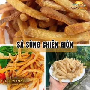 Bí quyết làm món sá sùng chiên giòn chuẩn vị Quảng Ninh